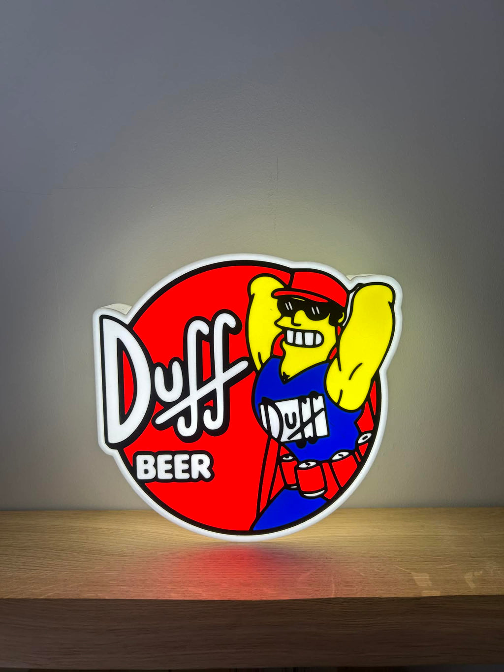 Simpsons Duff Man Wireless LED Light Box