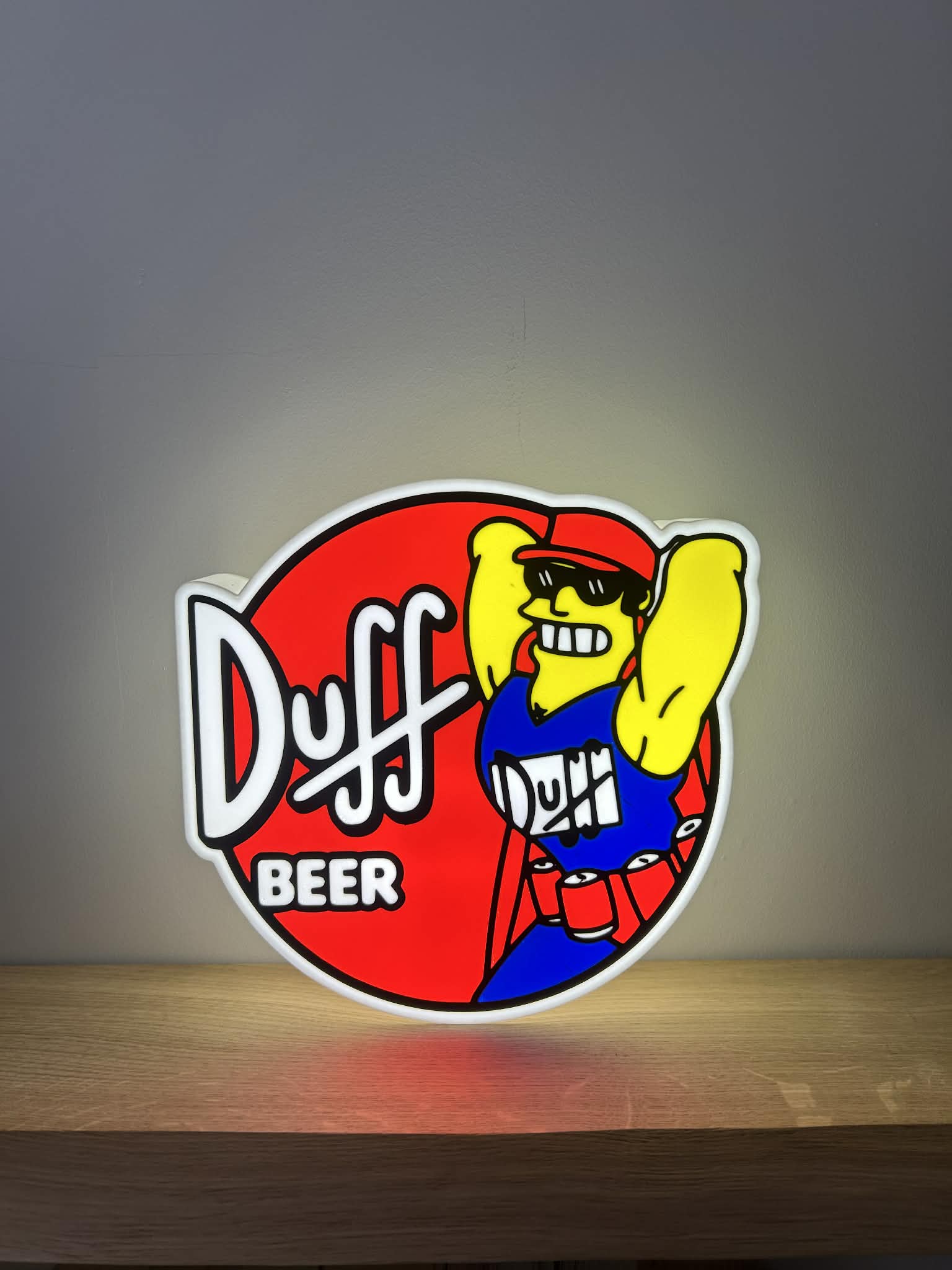 Simpsons Duff Man Wireless LED Light Box