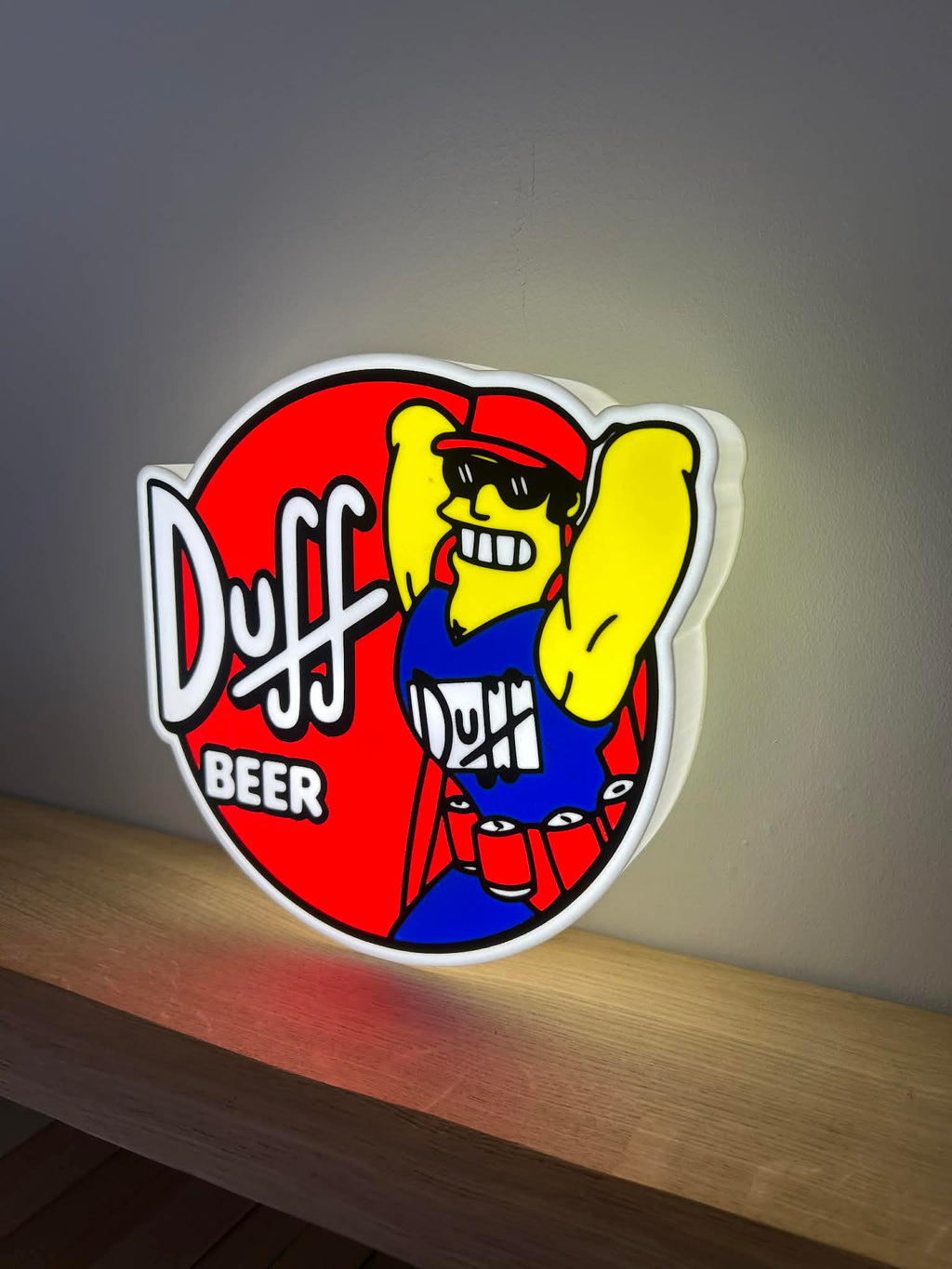 Simpsons Duff Man Wireless LED Light Box