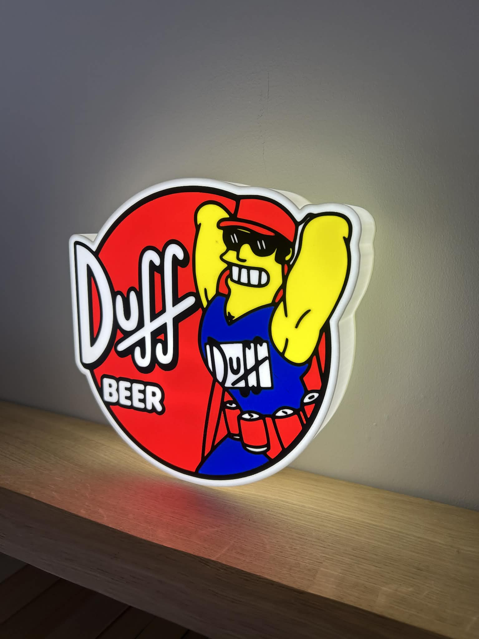 Simpsons Duff Man Wireless LED Light Box