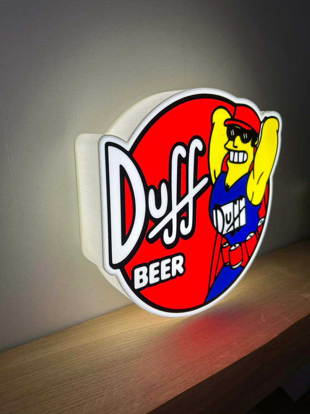 Simpsons Duff Man Wireless LED Light Box