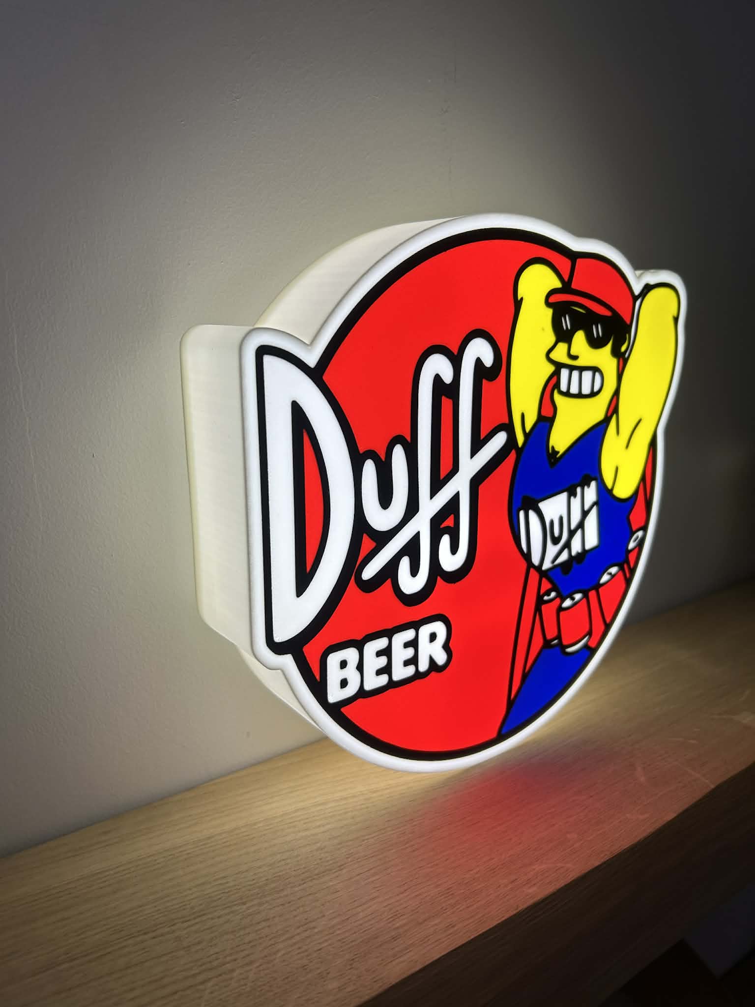 Simpsons Duff Man Wireless LED Light Box