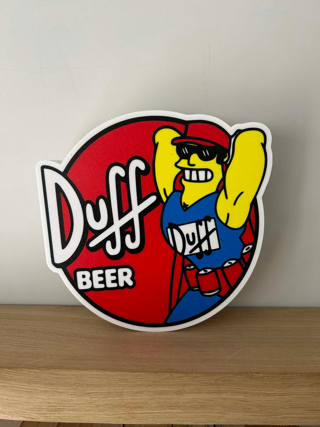 Simpsons Duff Man Wireless LED Light Box
