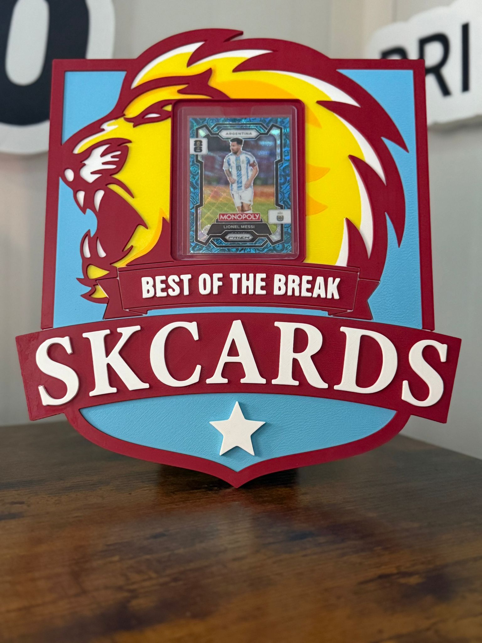 Custom Logo Single Card Display