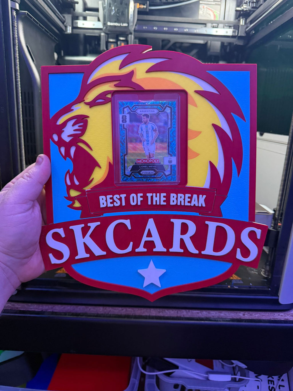 Custom Logo Single Card Display