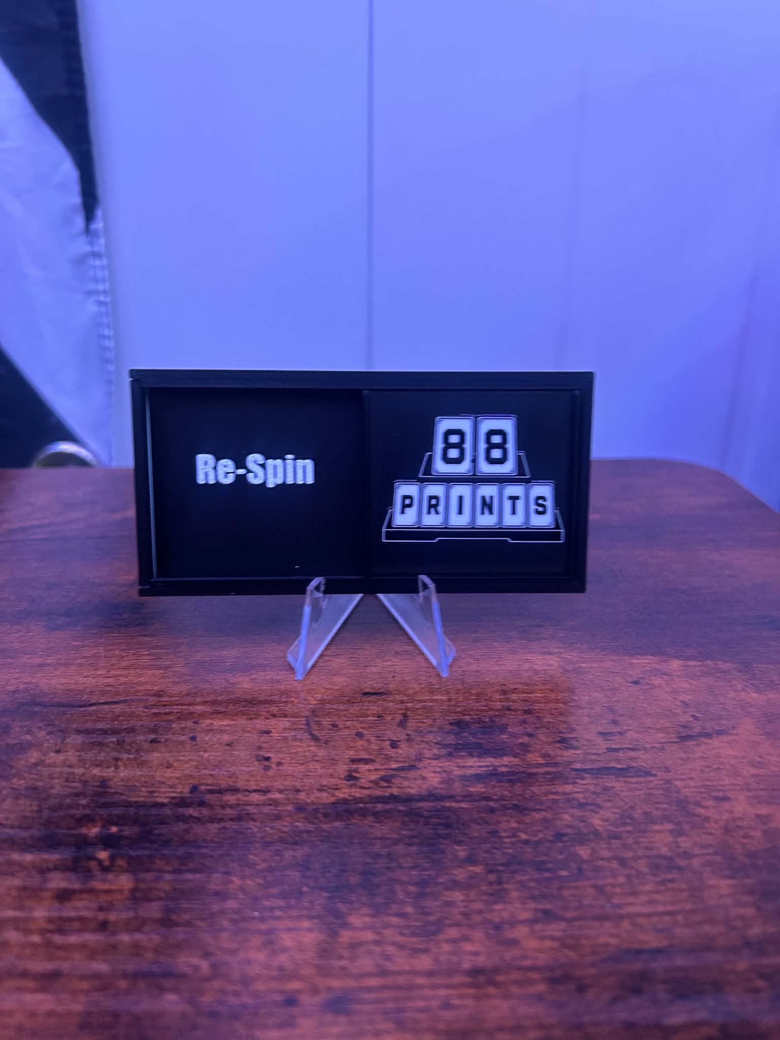 Re-Spin Sliding Sign