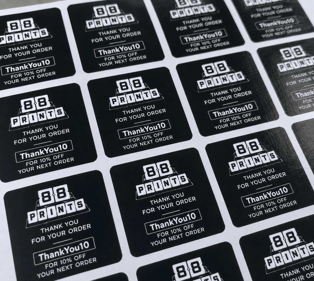 Thank You & Packing Stickers