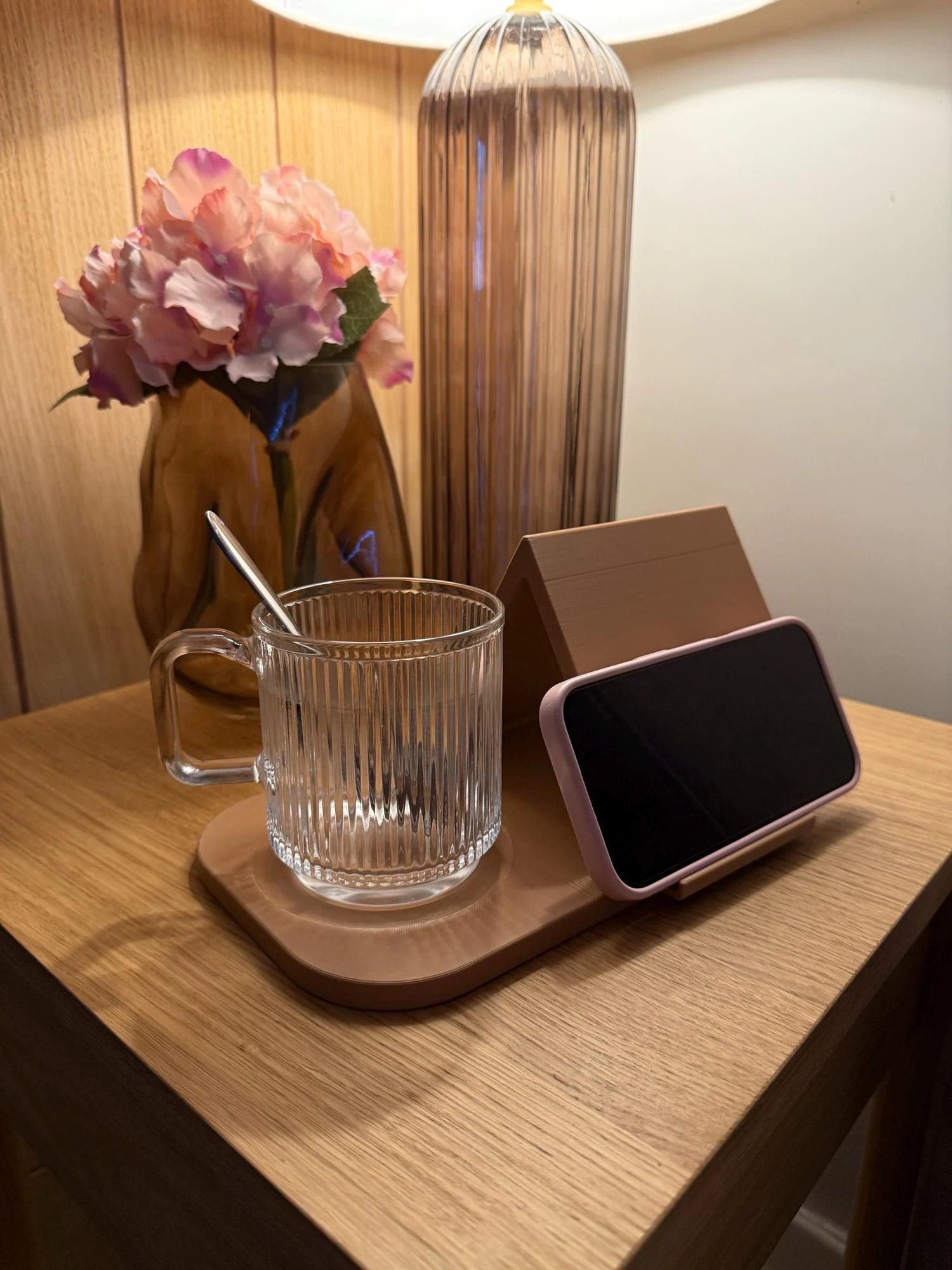 5-In-1 Tablet Stand, Phone Stand, Reading Glasses Slot & Drinks Coaster, Book Page Holder