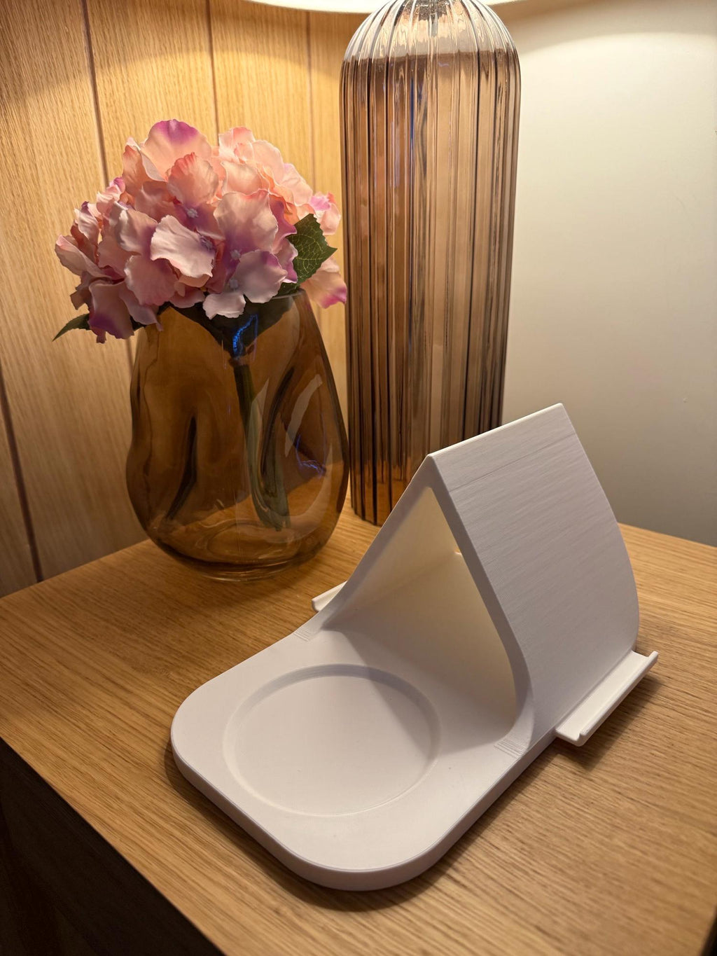 5-In-1 Tablet Stand, Phone Stand, Reading Glasses Slot & Drinks Coaster, Book Page Holder