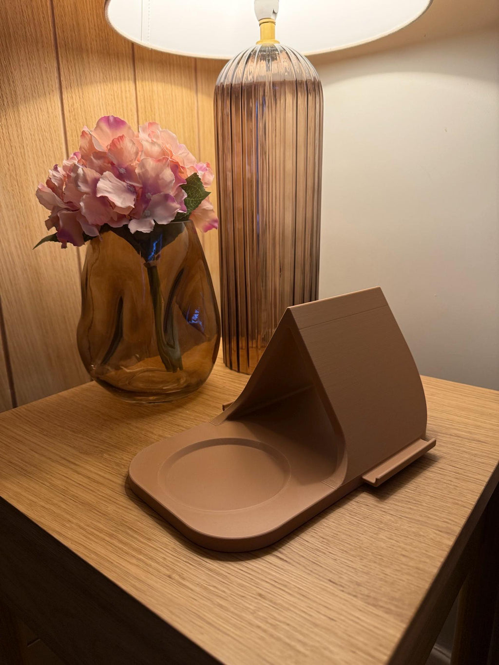 5-In-1 Tablet Stand, Phone Stand, Reading Glasses Slot & Drinks Coaster, Book Page Holder