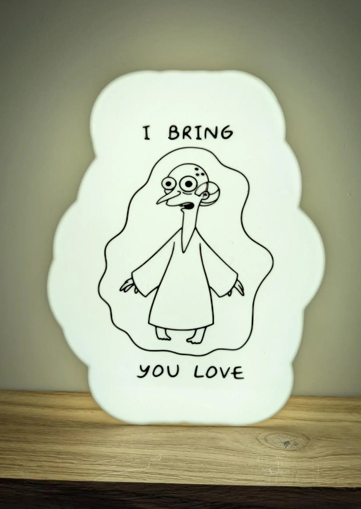 Simpsons Inspired Wireless Lightbox