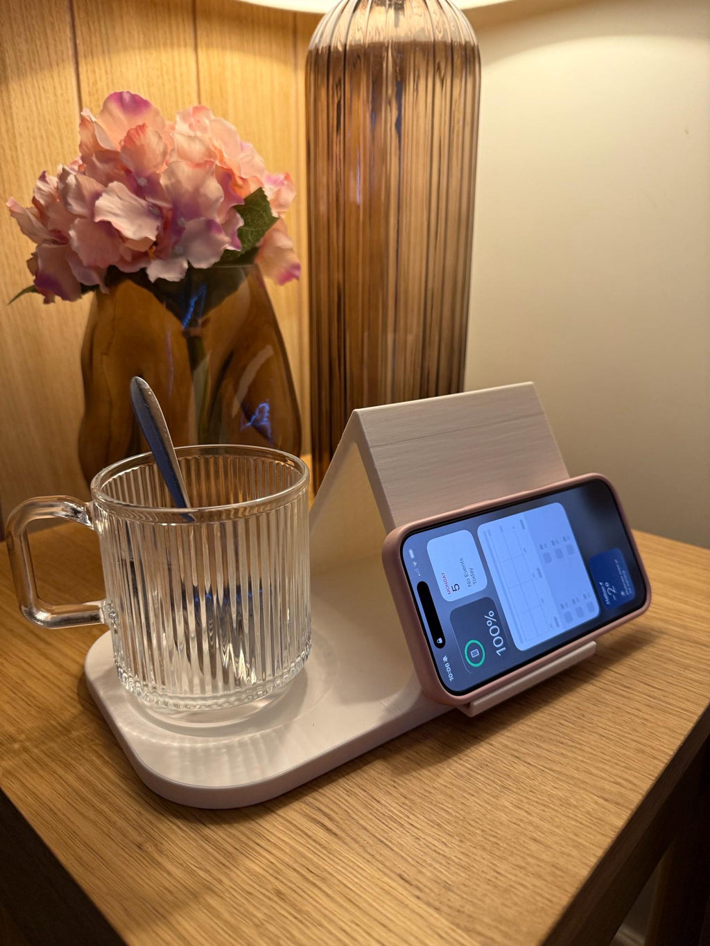 5-In-1 Tablet Stand, Phone Stand, Reading Glasses Slot & Drinks Coaster, Book Page Holder