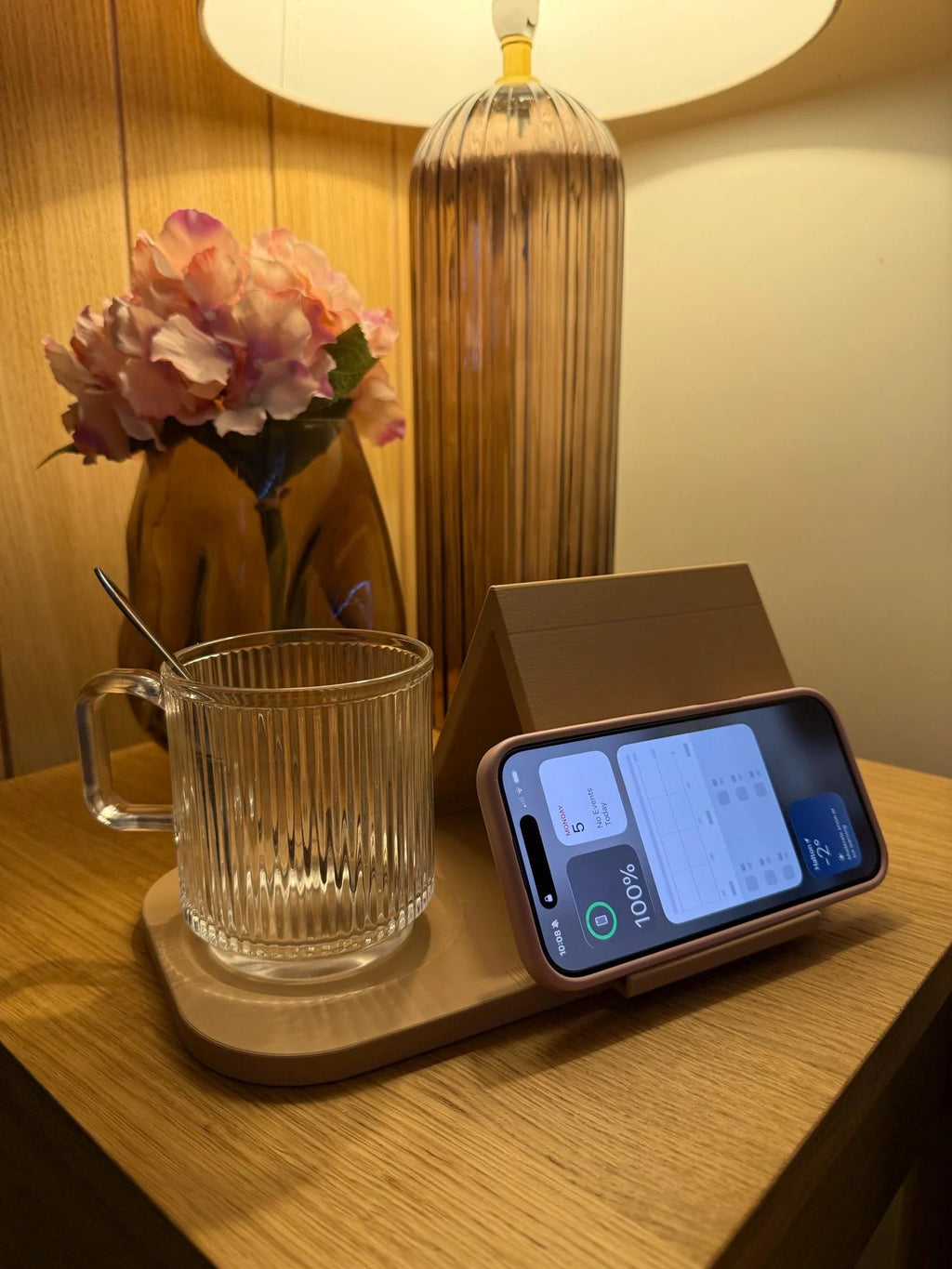 5-In-1 Tablet Stand, Phone Stand, Reading Glasses Slot & Drinks Coaster, Book Page Holder