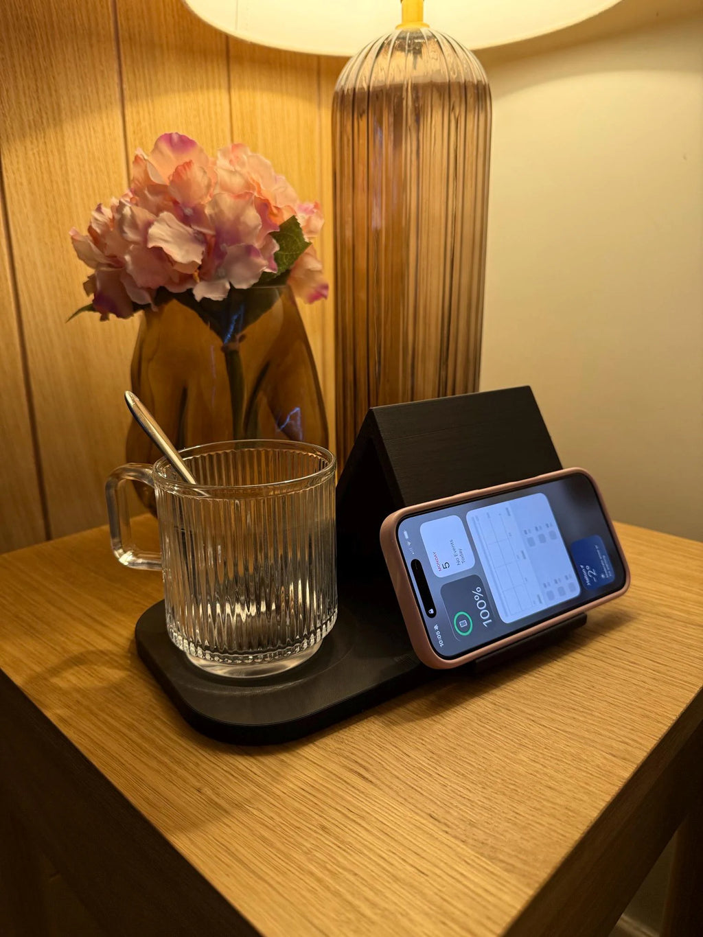 5-In-1 Tablet Stand, Phone Stand, Reading Glasses Slot & Drinks Coaster, Book Page Holder