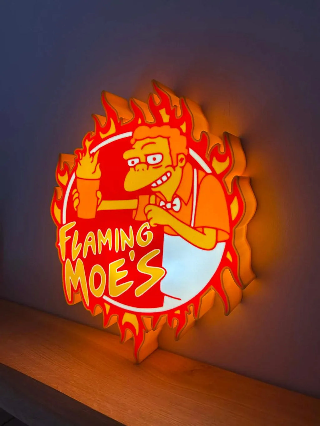 Flaming Moe's Simpsons Wireless Light Box
