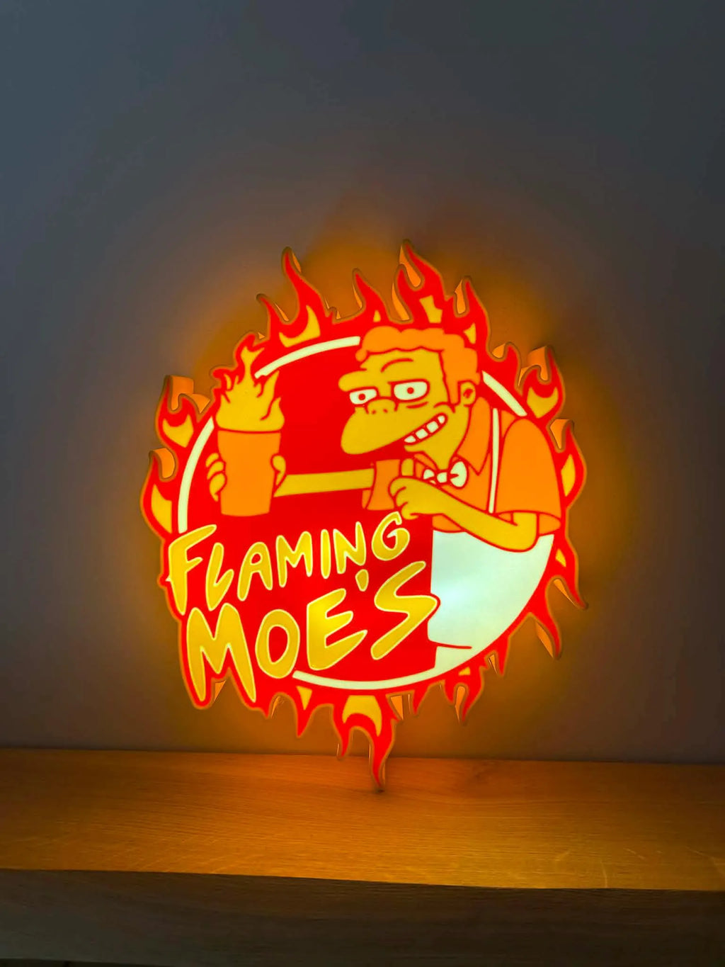 Flaming Moe's Simpsons Wireless Light Box