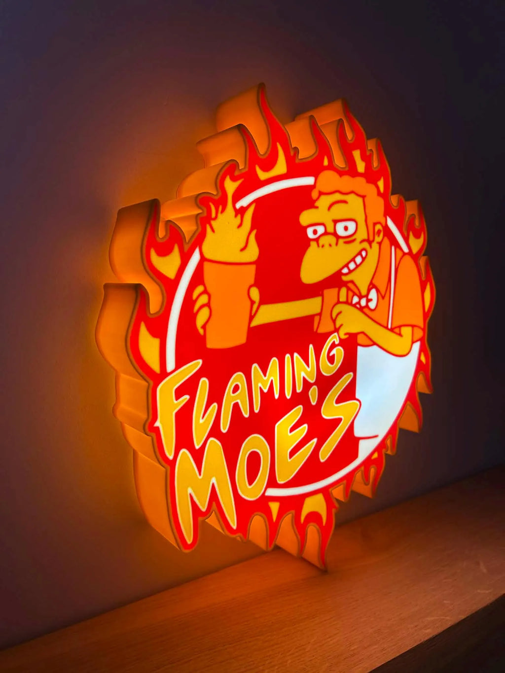 Flaming Moe's Simpsons Wireless Light Box