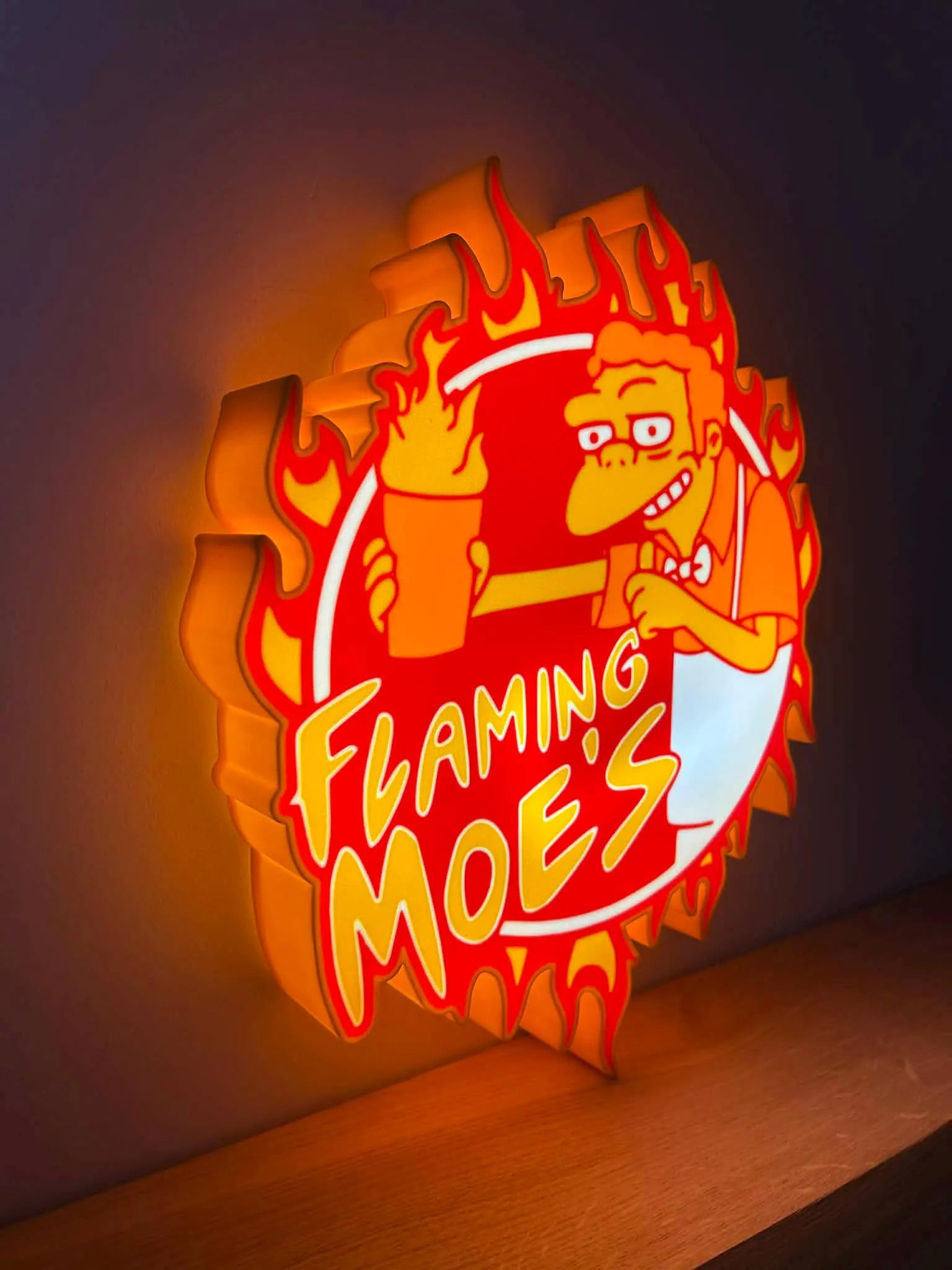 Flaming Moe's Simpsons Wireless Light Box
